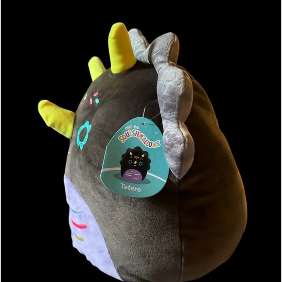 Day of the Dead Halloween 2023 12” Tetero the Triceratops Squishmallow - Picture 6 of 6